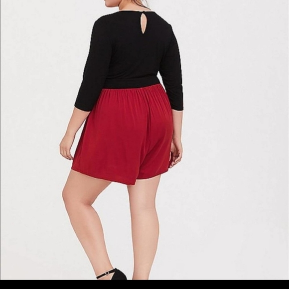 Torrid Disney Mickey Mouse Red Romper 4X - Picture 3 of 14